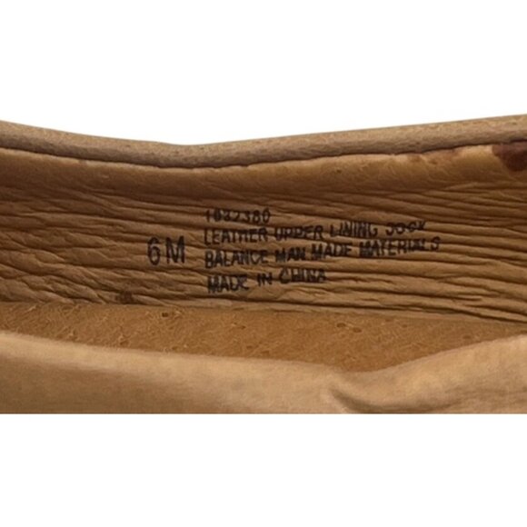 Söfft Women's 6M Leather Pumps With Stacked Heel Tan Brown - Picture 5 of 6